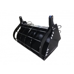 Hydraulic silage bucket
